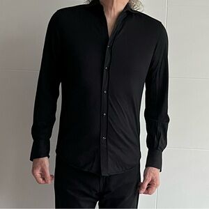 Classic Black Men's Shirt